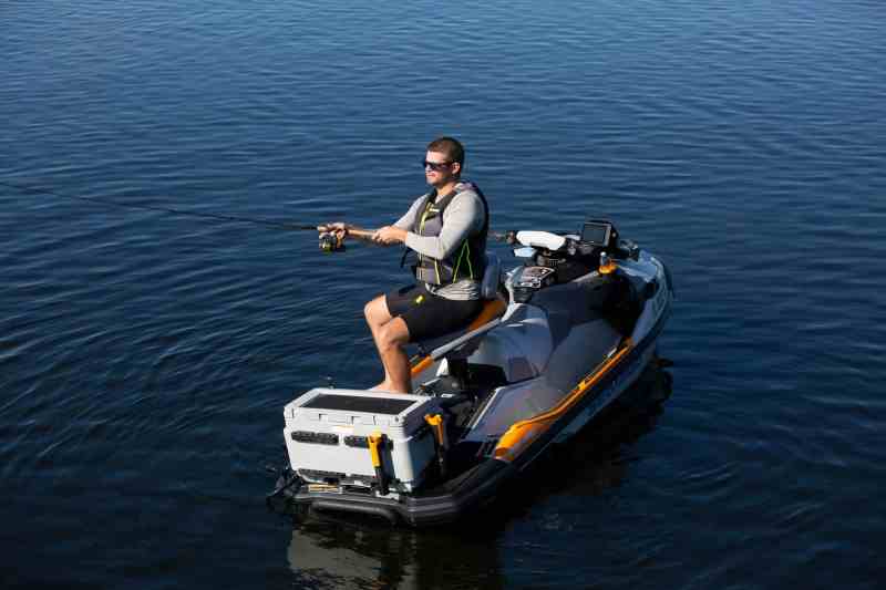 Sea-Doo FishPro Trophy 170 with a fisherman aboard