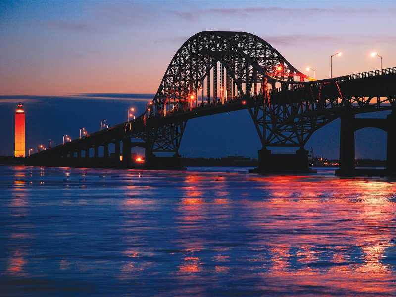 SPF0622-Inshore-Robert-Moses-shutterstock_724447021 Fishing for striped bass under Robert Moses Bridge
