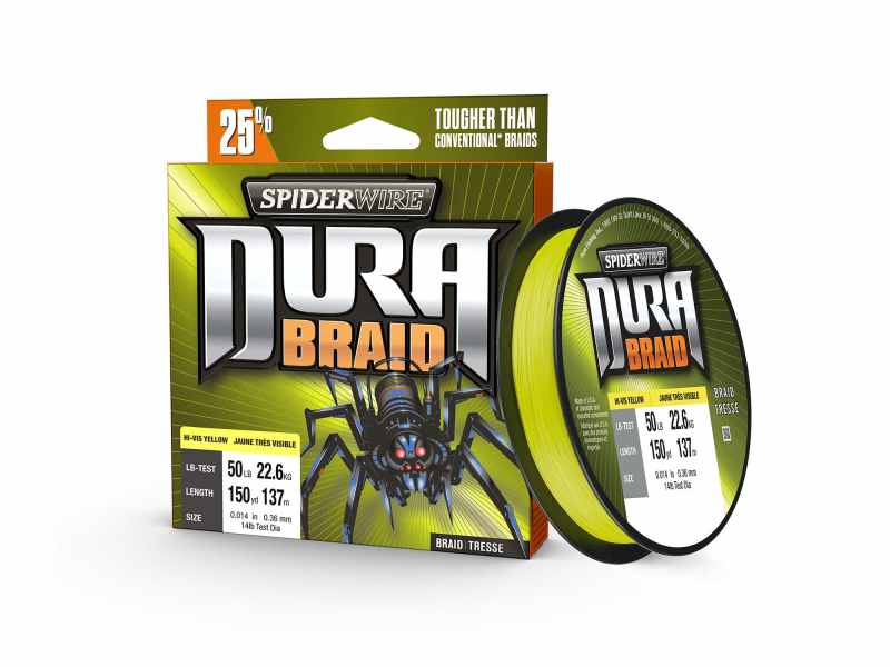 SpiderWire DuraBraid Hi-Vis Yellow