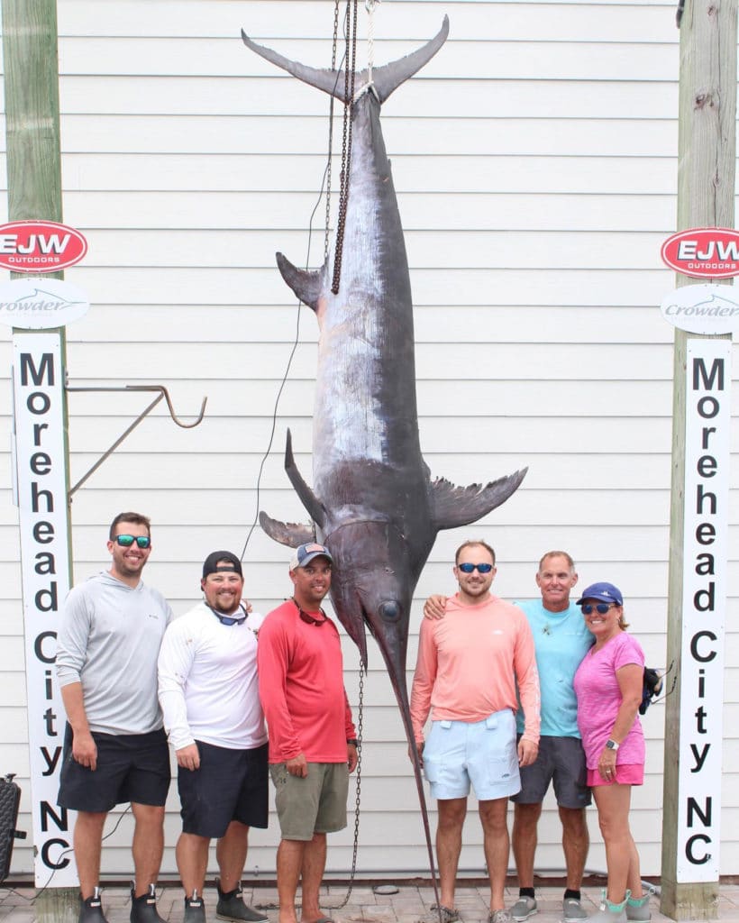 North Carolina record swordfish