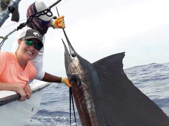 SPF1122-Increase-Women-in-Fishing-TN Woman with billfish