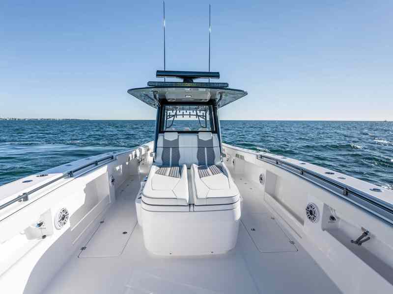 Catamaran foredeck