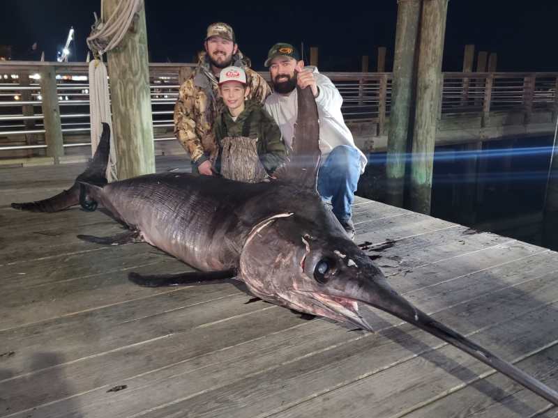 SPF123-Swordfish-1 Family with massive swordfish