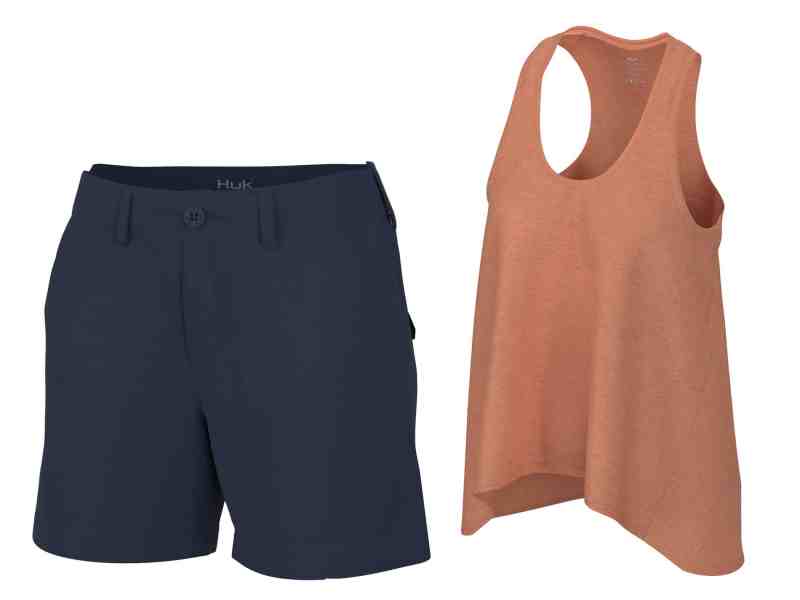 Huk Waypoint Flow Tank, Next Level Short