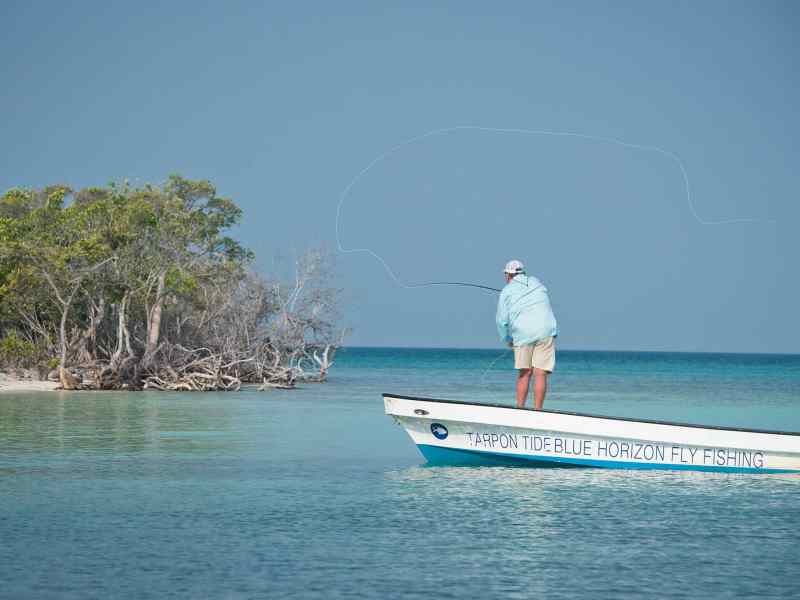 Fly fishing is fun in Belize