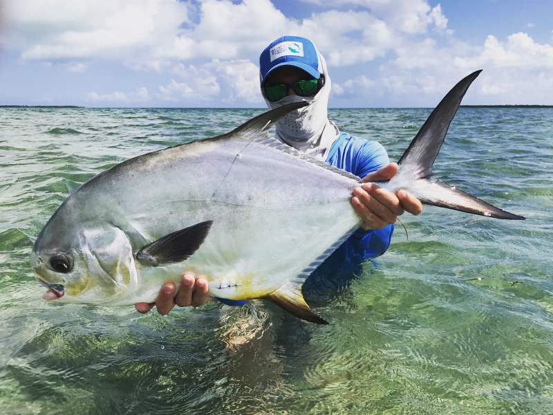 Florida-permit-Jordan-Carter Florida keys permit tag and release