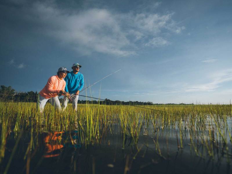 SPF624-Skinny-Columbia-Day2RedFishFly-2 PFG Solar Stream Elite Hoodie