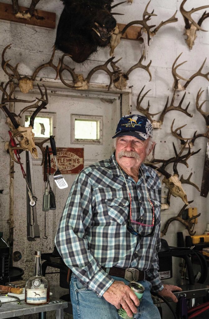 Flip Pallot in his shop