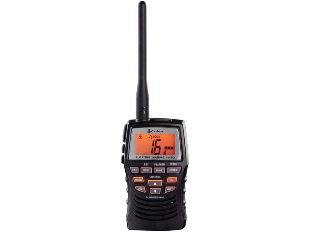 Cobra MR HH150 FLT Handheld Floating VHF Radio