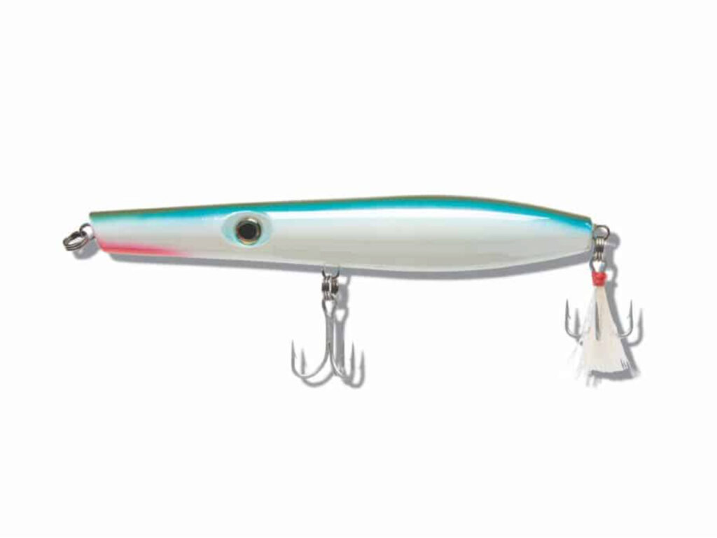 Guide's Secret topwater pencil popper striped bass lure