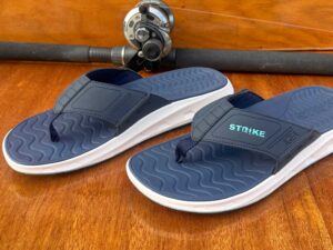 Strike sandals for anglers