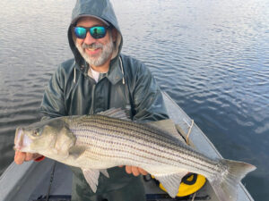 Striped bass on topwater