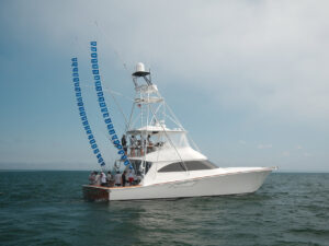 white marlin tournament fishing boat
