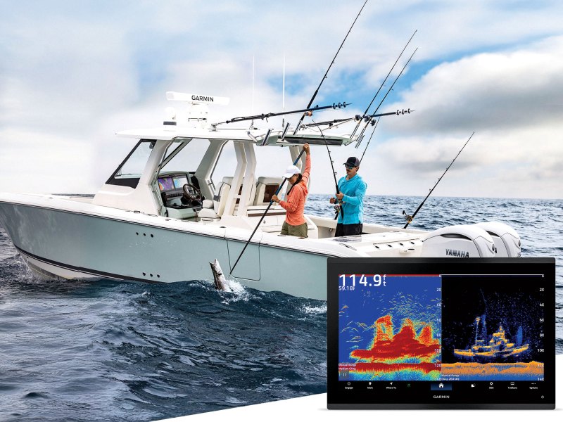 Using a transducer to spot fish