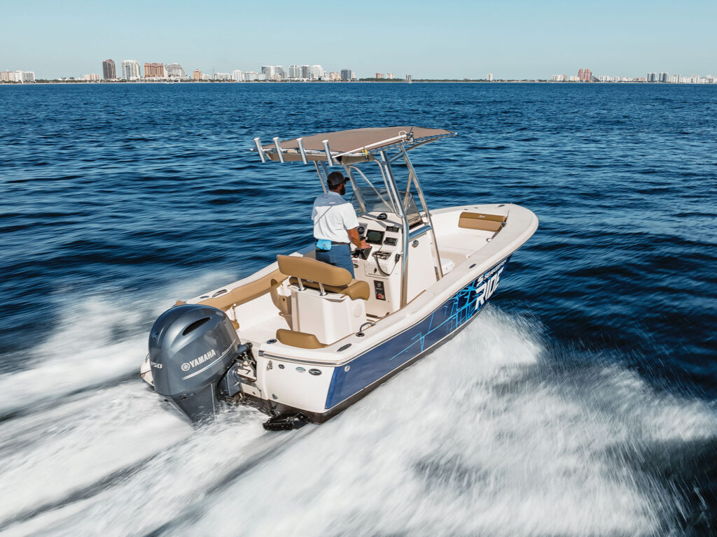 Seakeeper Ride on a center console
