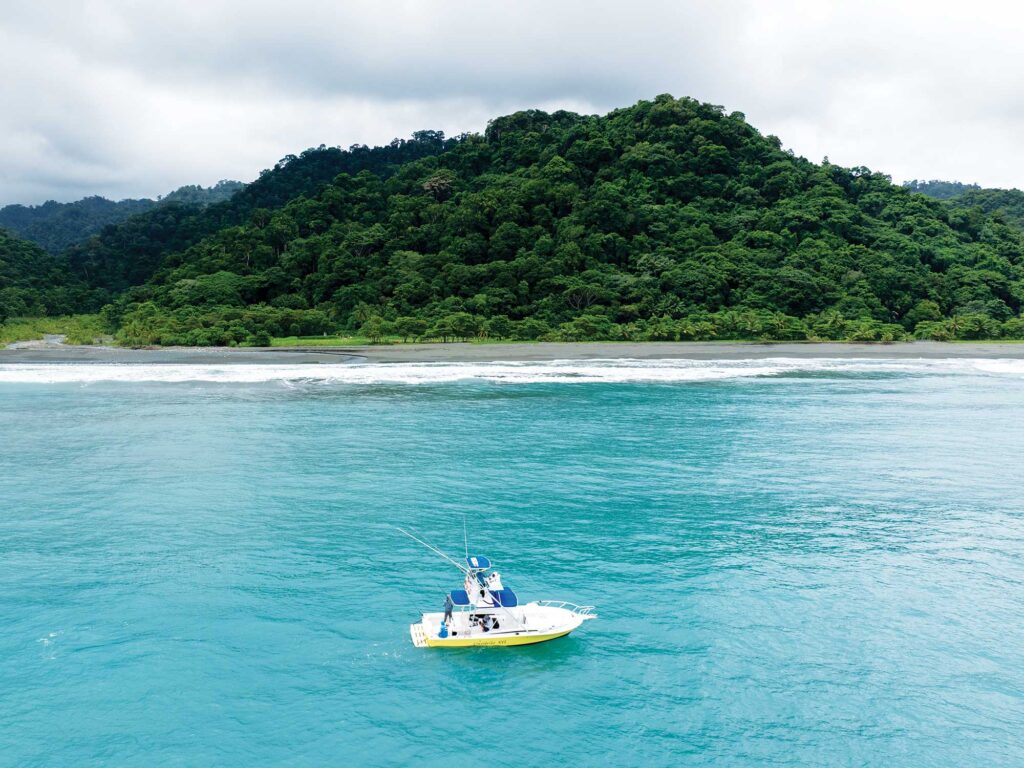 Fishing along the coast in Costa Rica