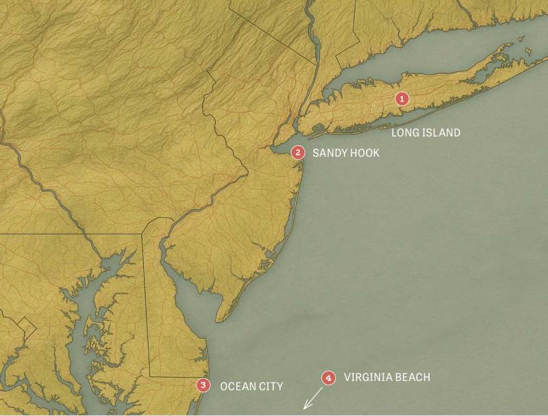 Map of the Mid-Atlantic