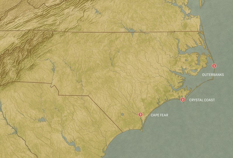 North Carolina map