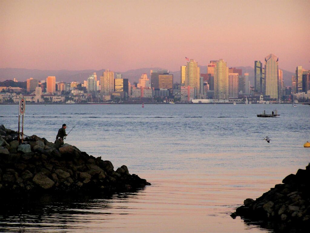 Fishing in San Diego Bay