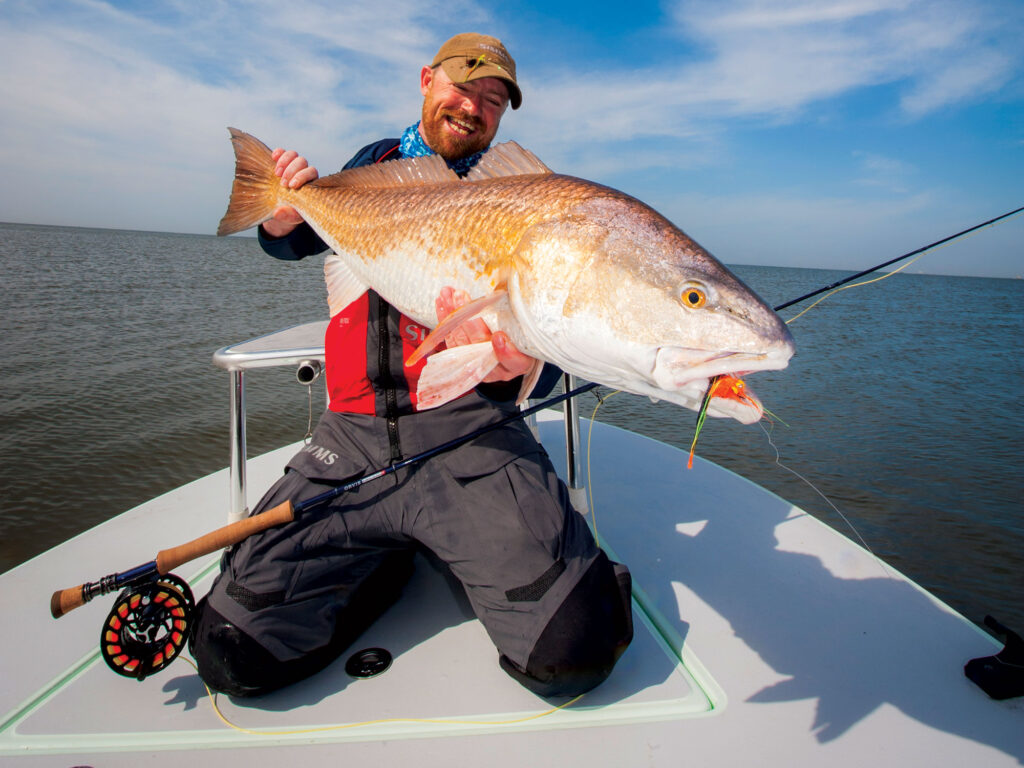 Bull redfish in Texas