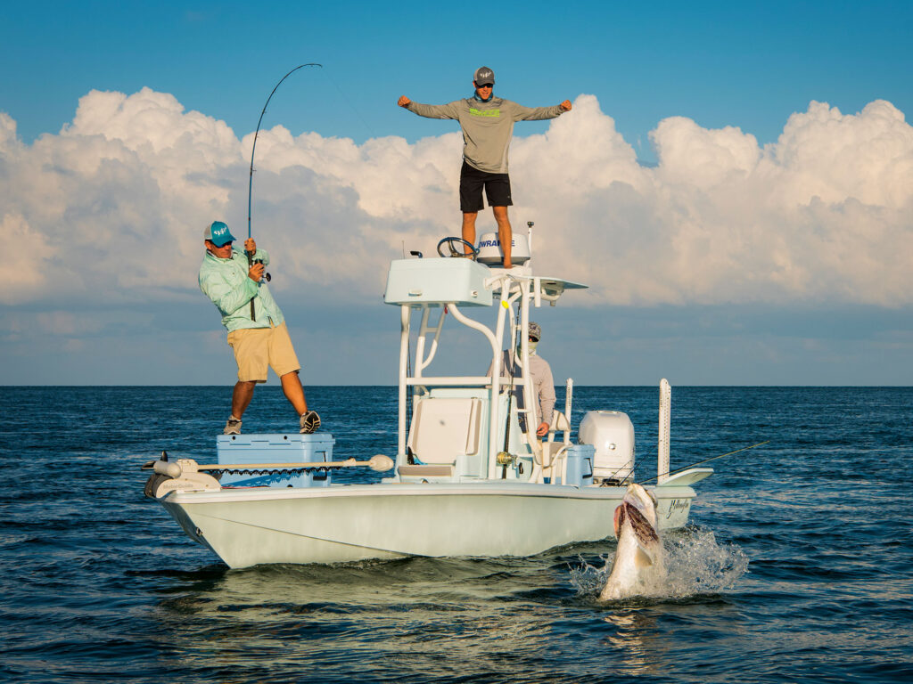 Large tarpon caught in Texas