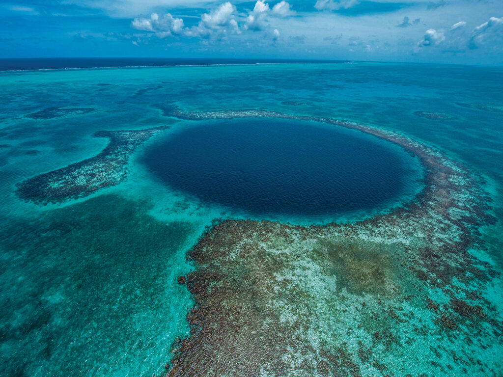 Great Blue Hole for scuba diving