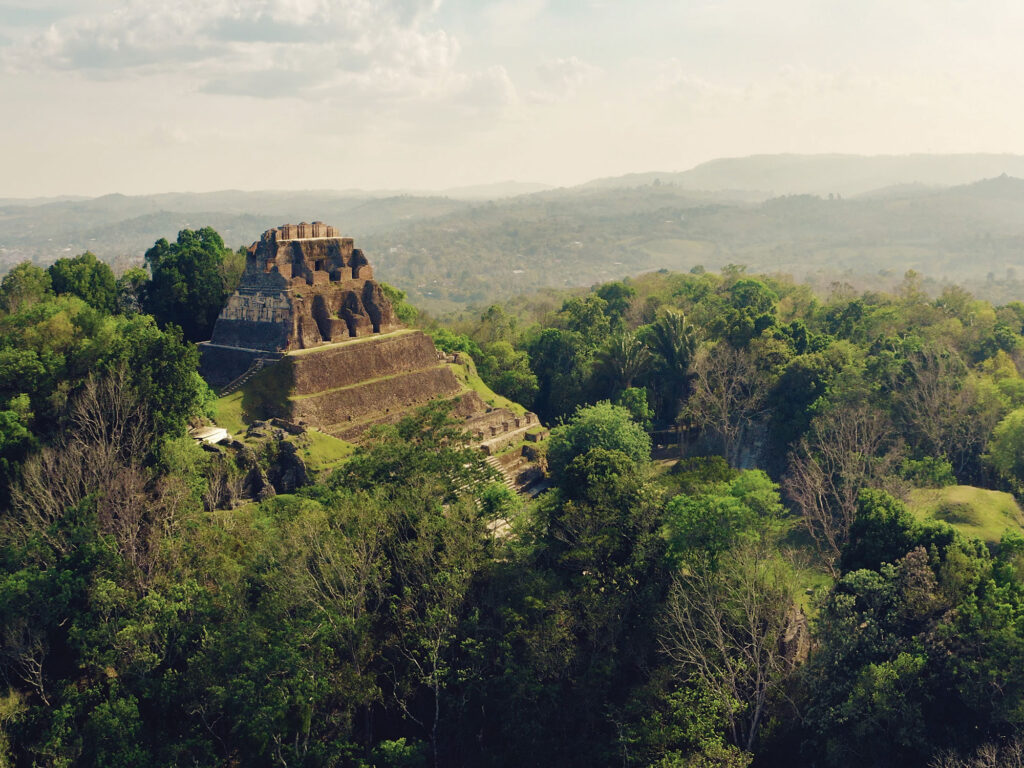 Mayan temple in Belize