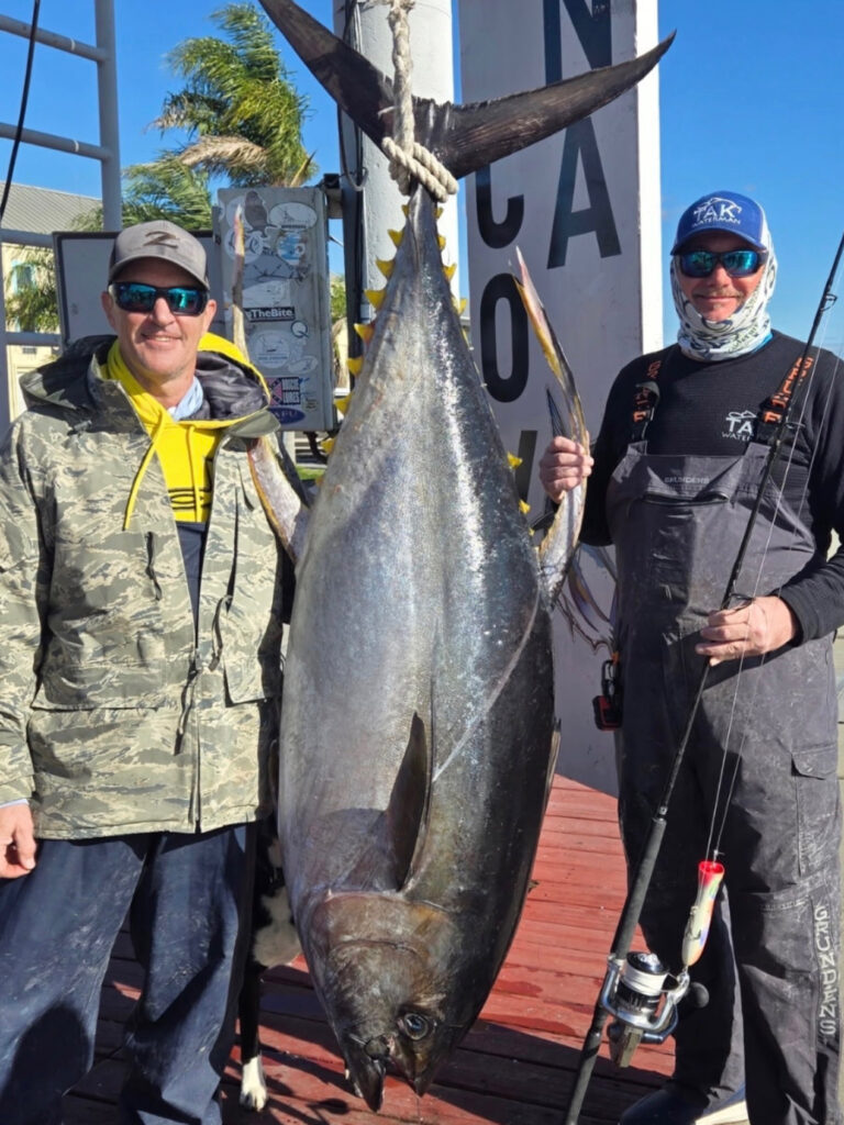 Louisiana state record yellowfin tuna