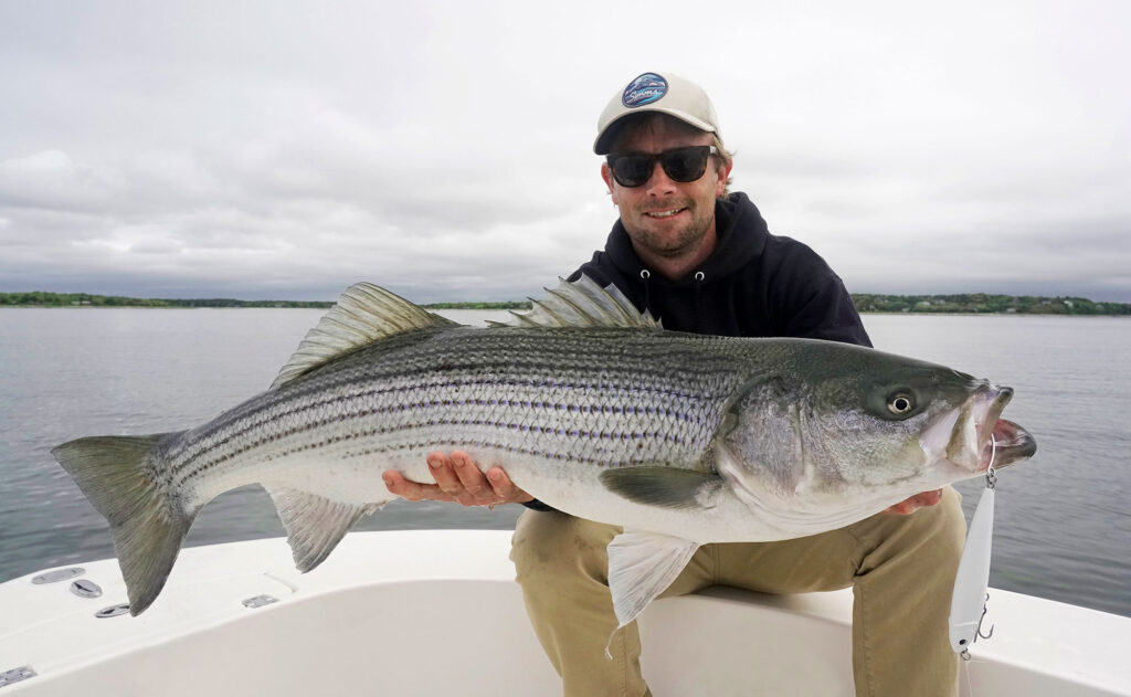Large striper caught in Ocean City