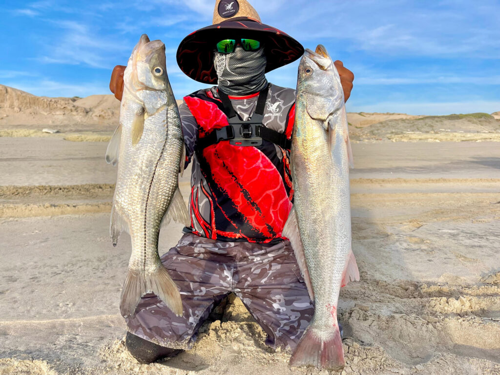 Mexican fisherman on a Baja beach