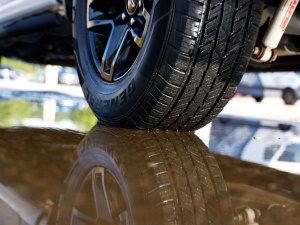General tire on a tow vehicle