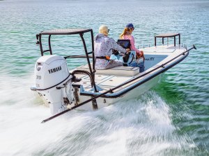 Yamaha F70 on a skiff